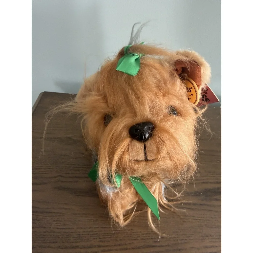 Vintage Russ Luv Pets Yorky Yorkshire Terrier Plush Dog 1979 Korea Tags Toy